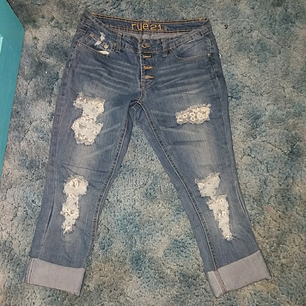 Rue 21 cropped jeans